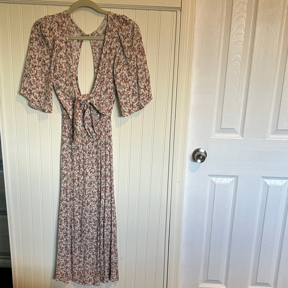 Floral Print Maxi Dress